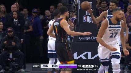 Devin Booker with a 2 Pt vs. Minnesota Timberwolves