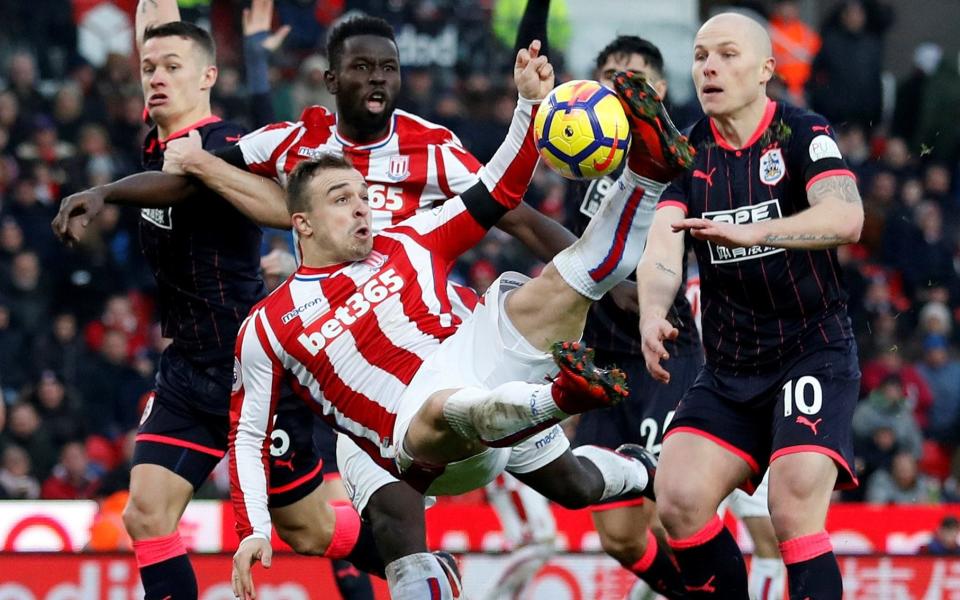 Xherdan Shaqiri impressed in Paul Lambert's first match in charge of Stoke - Action Images via Reuters