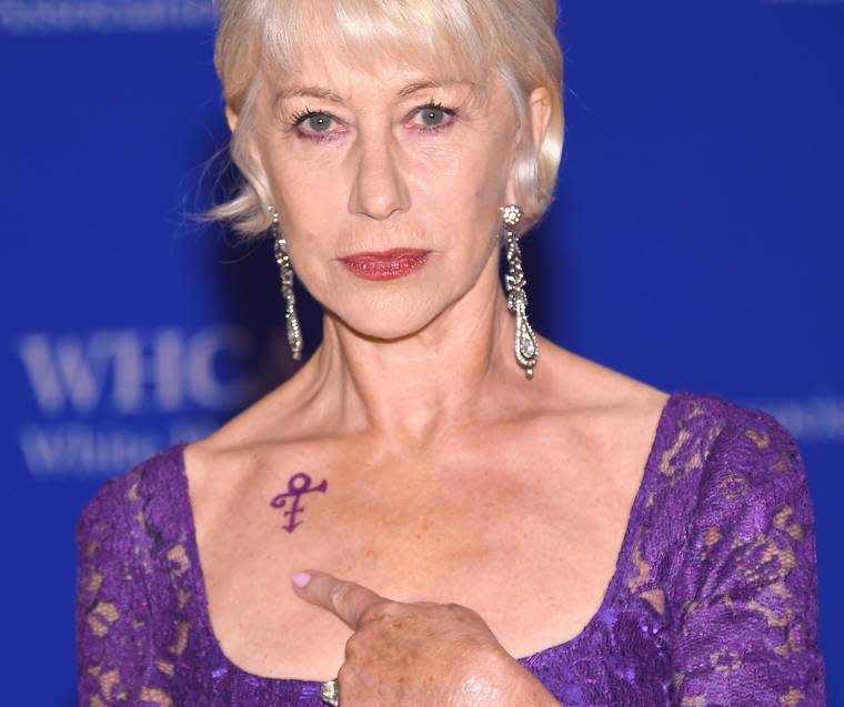 Helen Mirren's Prince Tattoo Just Stole the Show At the White House Correspondents' Dinner