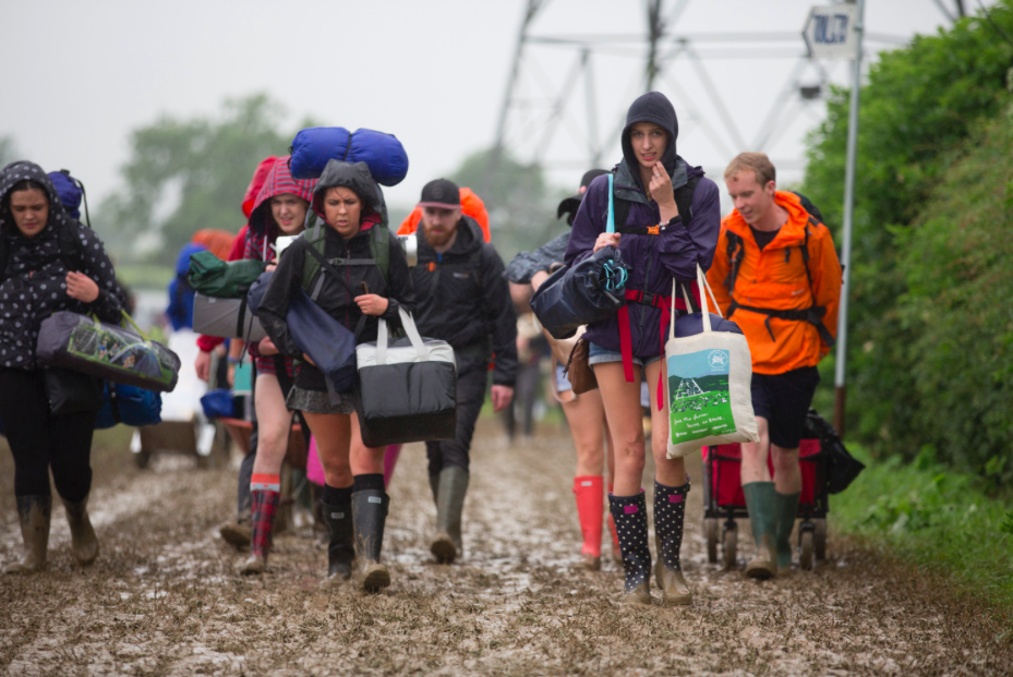 Glastonbury officially kicks off festival season in the UK. (SWNS)