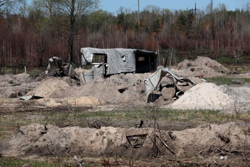 evidence of russian presence in chornobyl exclusion zone