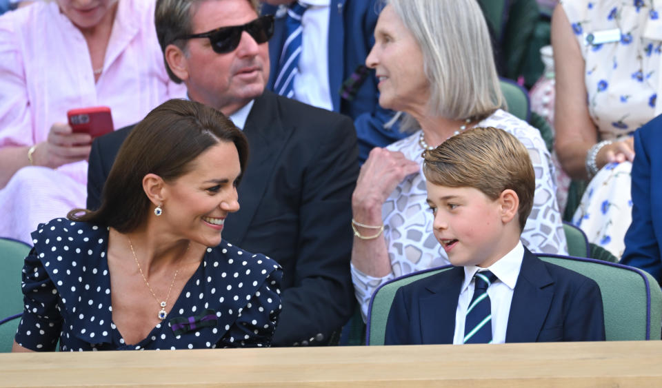 Prince George and Kate Middleton together