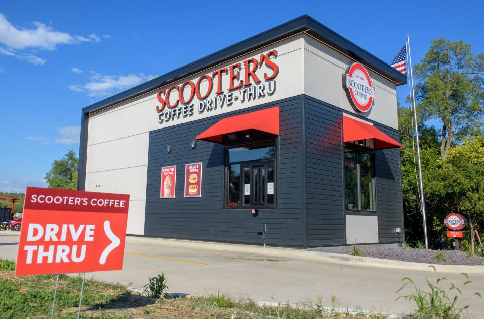 A new Scooter's Coffee drive-through opened recently at 380 McKinley Avenue in Bartonville.