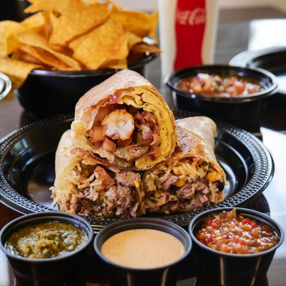 Try burritos for breakfast or lunch at this new restaurant.