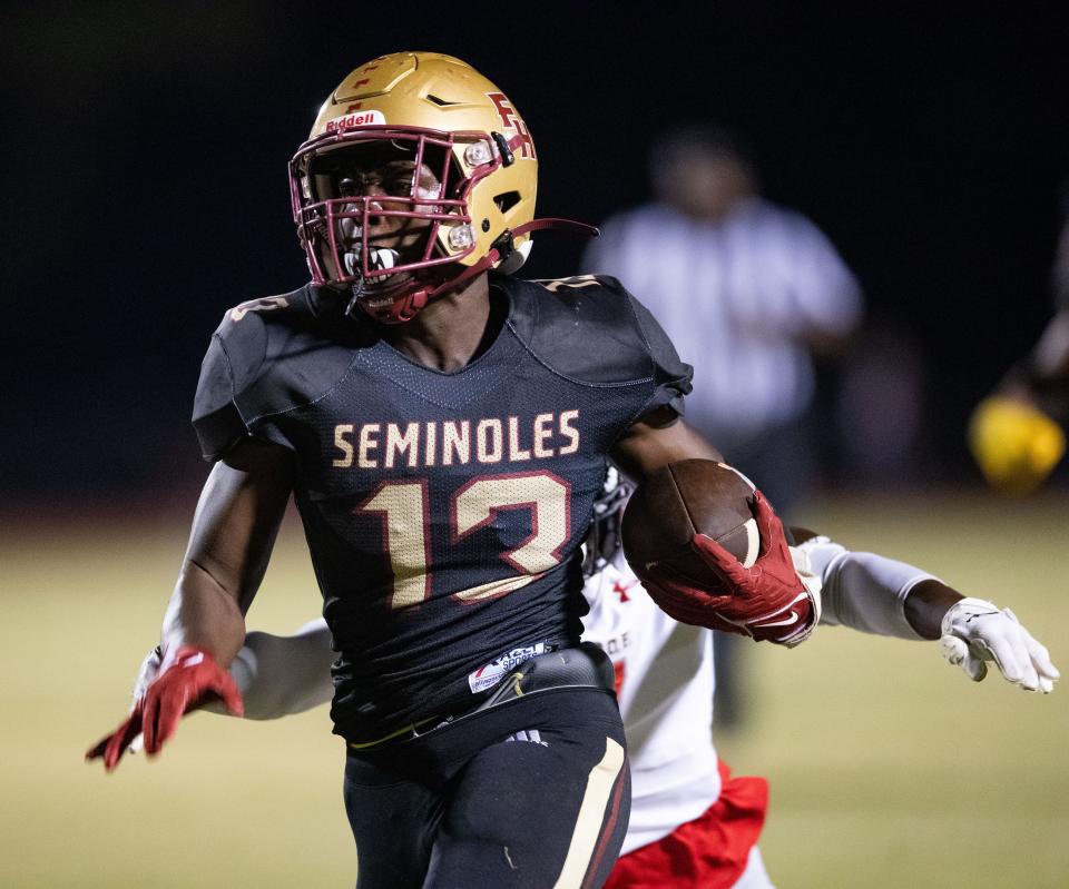 Florida High defeated Munroe 42-7 during the homecoming game Friday, Oct. 7, 2022.