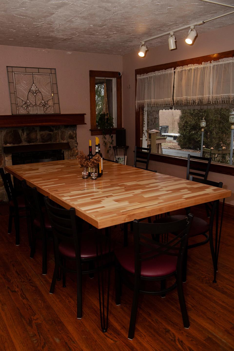 A dining room at Ivory Road in Arden, January 23, 2024.