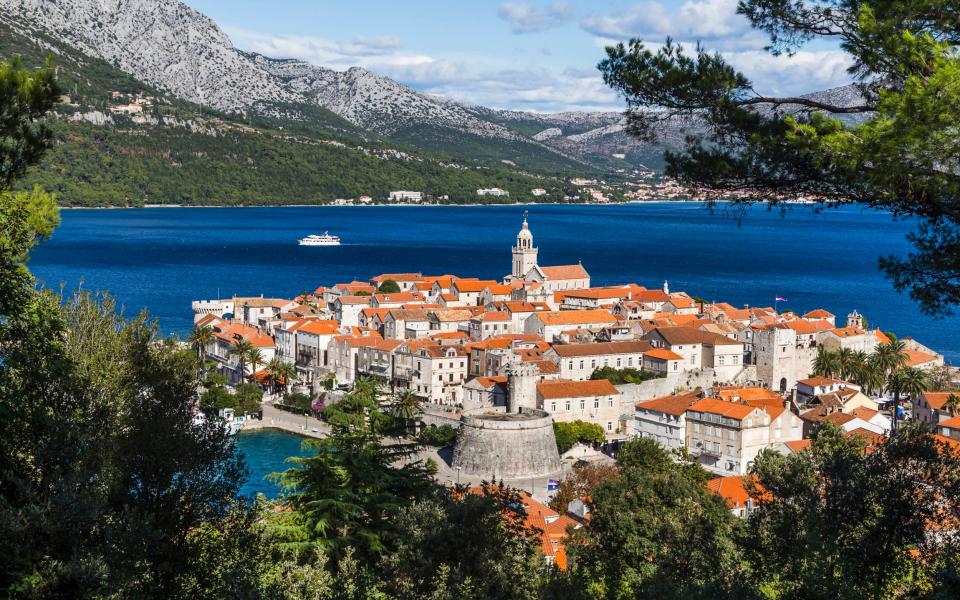 Korcula, where the tense final episode of Succession season two was filmed - Getty 