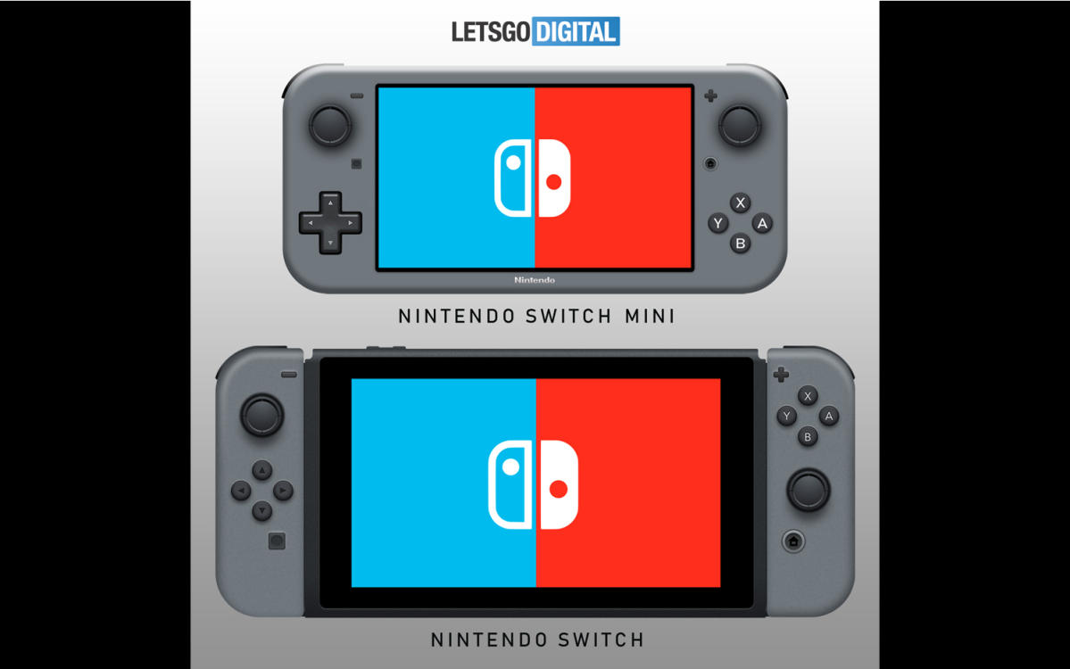 Here's the Rumored Nintendo Switch Mini Compared to the Current Switch