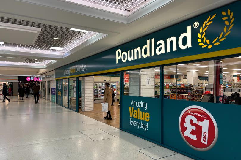 Poundland in the Cleveland Centre, in Middlesbrough