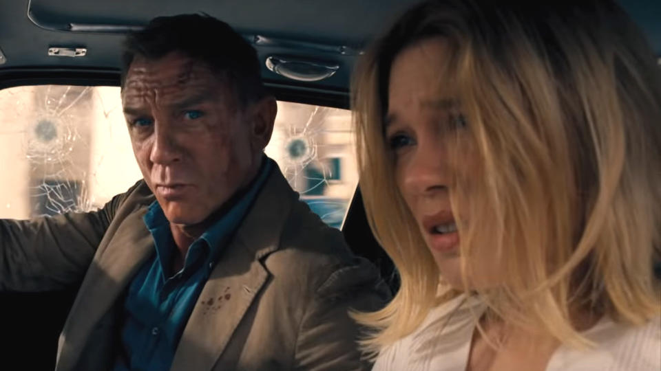 Daniel Craig and Léa Seydoux in 'No Time to Die'. (Credit: Universal/Eon)