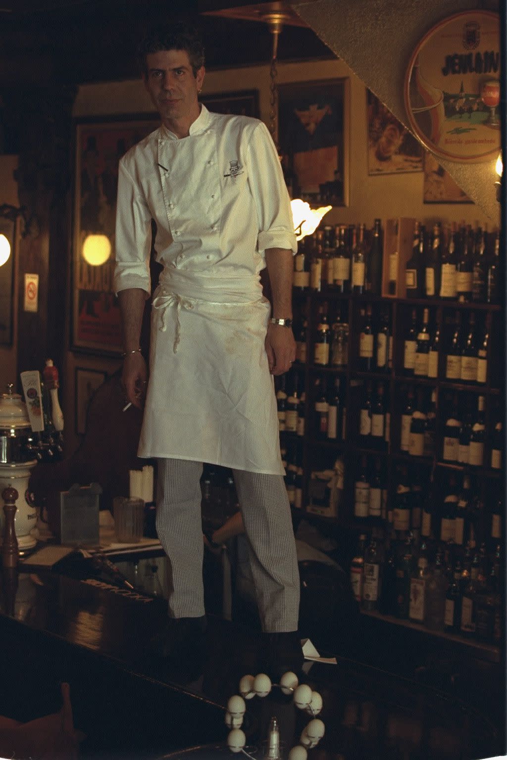 While at Les Halles, Bourdain wrote one of his most succesful books, "Kitchen Confidential: Adventures in the Culinary Underbelly," about his time working in the restaurant industry.