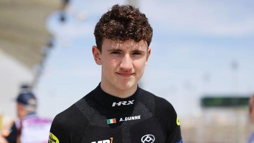 Alex Dunne ahead of Formula 3 testing