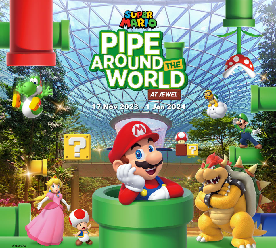 The collaboration event between Nintendo and Jewel Changi Airport. (Image: Nintendo)