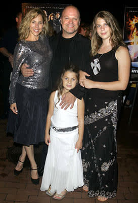 Michael Chiklis and family at the New York premiere of 20th Century Fox's Fantastic Four