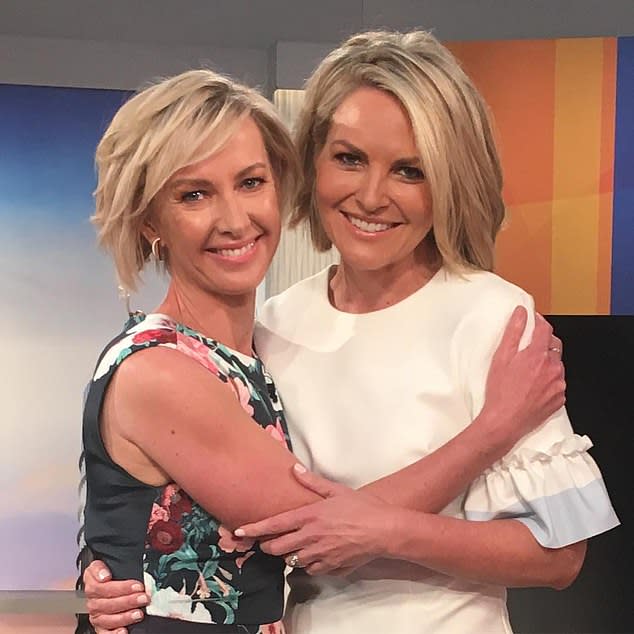 Deborah Knight and Georgie Gardner front the Today show after Karl Stefanovic was axed last year. Photo: Instagram