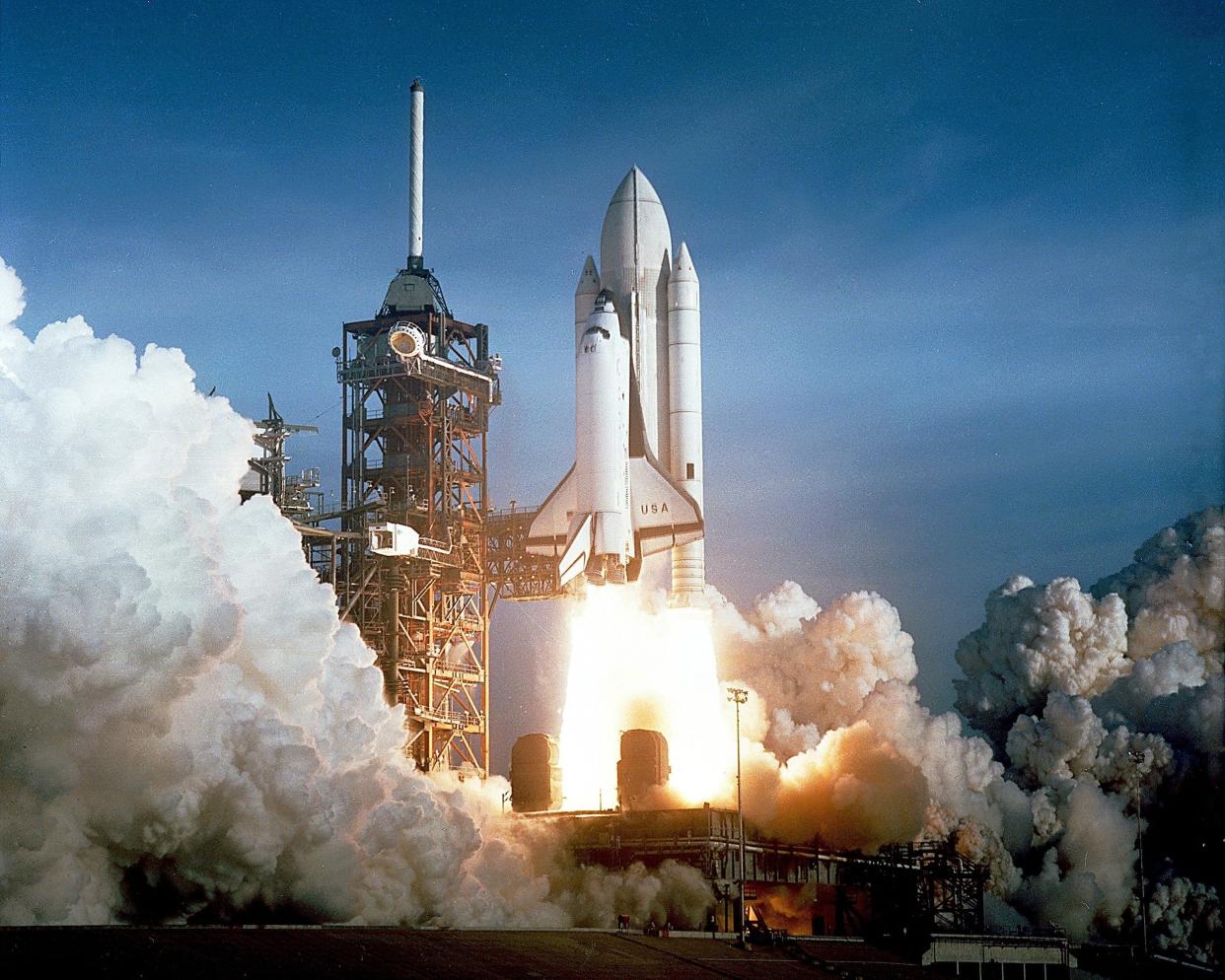 Space Shuttle Columbia maiden launch was on April 12, 1981