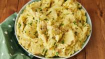 <p>Amazing, creamy mashed potatoes are still possible while being completely dairy free and these are here to prove it! If you're still slightly tempted by real butter then go ahead, but here's our vegan version!</p><p>Get the <a href="https://www.delish.com/uk/cooking/recipes/a28782388/best-vegan-mashed-potatoes-recipe/" rel="nofollow noopener" target="_blank" data-ylk="slk:Vegan Mashed Potatoes;elm:context_link;itc:0;sec:content-canvas" class="link ">Vegan Mashed Potatoes</a> recipe.</p>