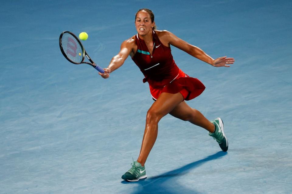 Madison Keys was outplayed on Rod Laver Arena (Tertius Pickard/AP) (AP)