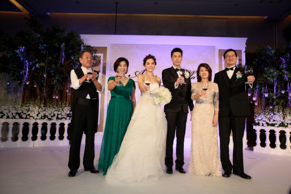 The newly-weds and the in-laws