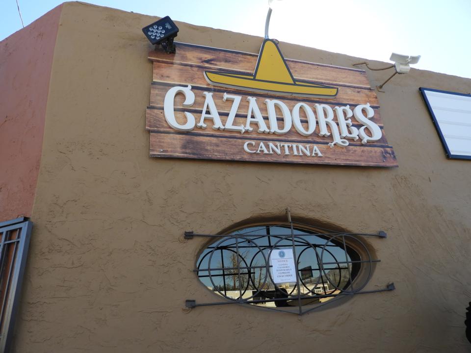 Cantina Cazadores, located at 3530 Durazno Ave., was temporarily closed after the El Paso County Attorney's Office obtained a temporary restraining order against the bar and its owner due to alleged criminal activity.