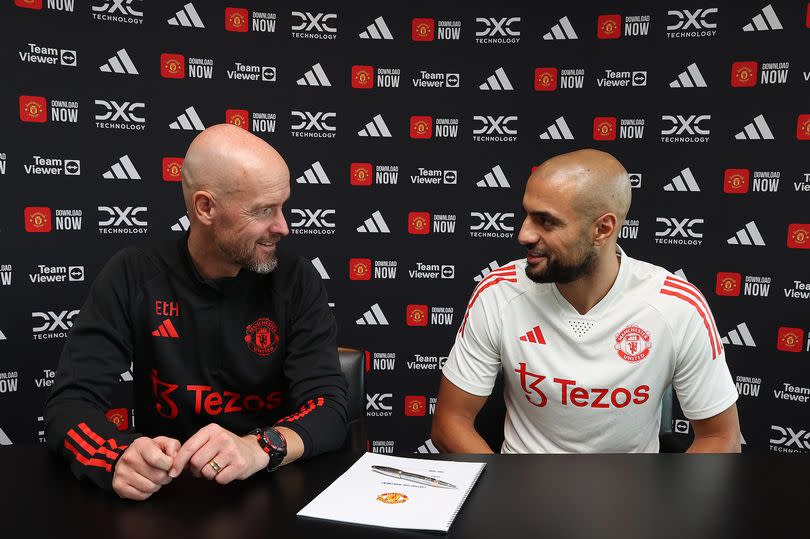 Sofyan Amrabat signing for Manchester United