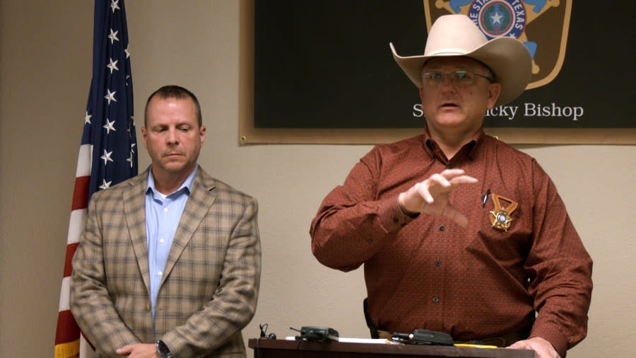 <em>APD Chief Ron Seratte and Taylor County Sheriff Ricky Bishop</em>