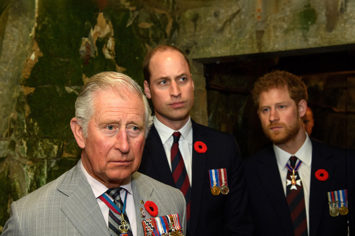 King Charles Princes William Harry Pool/Samir Hussein/WireImage/Getty Images