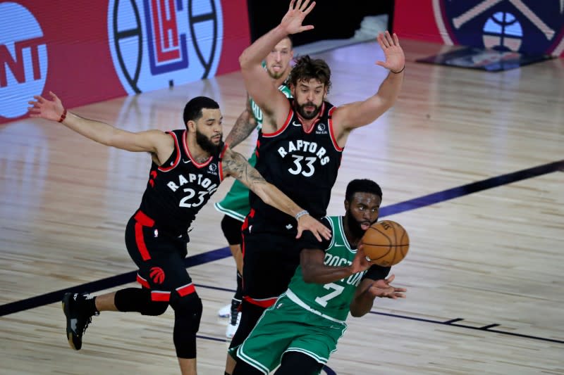 NBA: Playoffs-Toronto Raptors at Boston Celtics