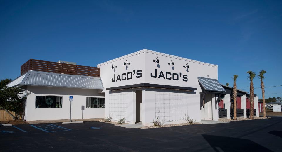 Jaco's Perdido is now open at 12700 Gulf Beach Highway.