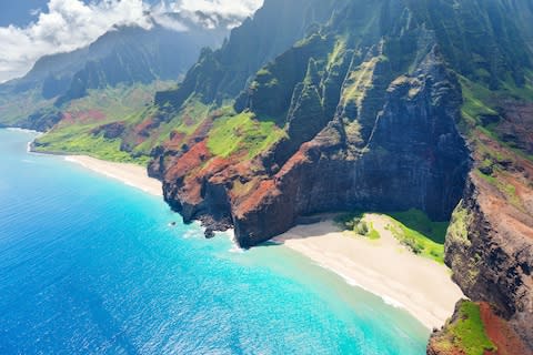The spectacular Hawaiian island of Kauai - Credit: AP