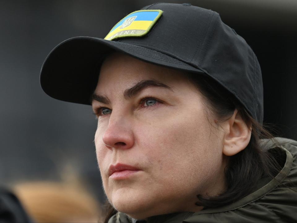 Iryna Venediktova, the prosecutor general of Ukraine, says more war crime cases have been filed (AFP via Getty Images)