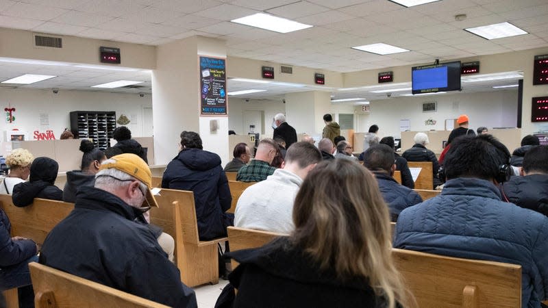 people at new york DMV