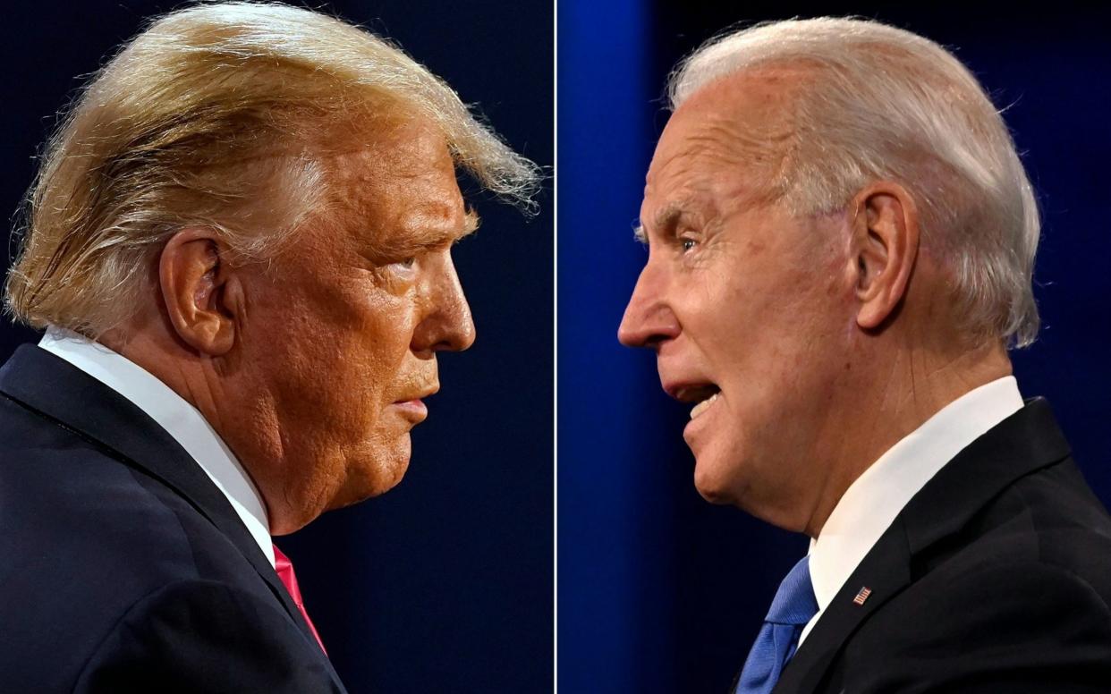 Donald Trump and Joe Biden - Morry Gash/AFP