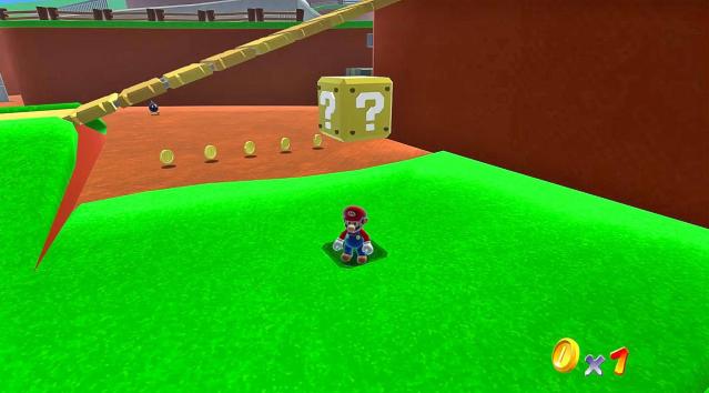 Play a 'Super Mario 64' level online, in HD -- for free