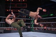 <p>Seth Rollins does what Seth Rollins does best</p>