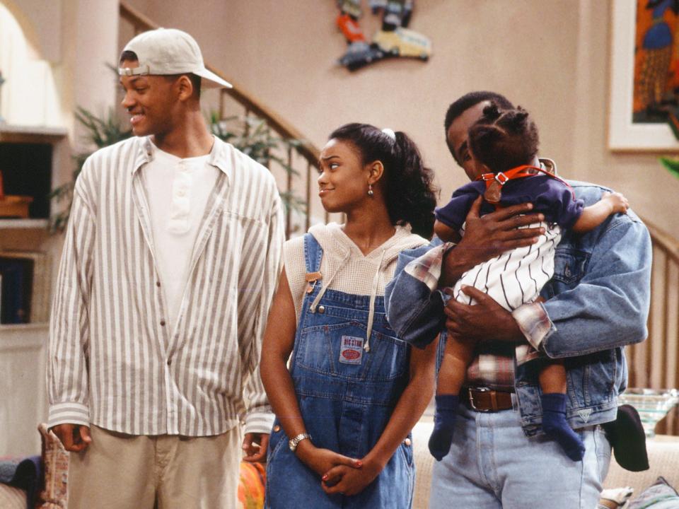 the fresh prince of bel-air overalls stripes black dress