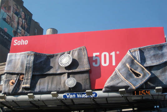 Billboard advertising: Levi's