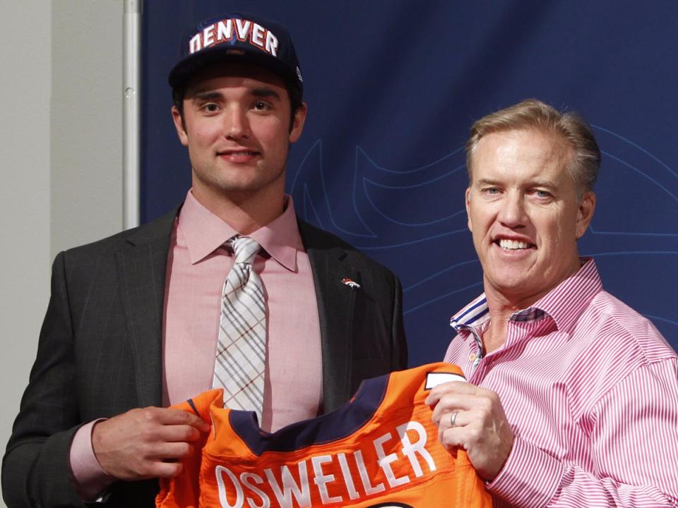 Brock Osweiler and John Elway