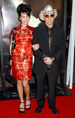 Maynard James Keenan with Amber Bell at the Hollywood premiere of Warner Bros. Pictures' Constantine