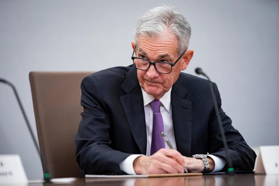 PHOTO: Jerome Powell, chairman of the US Federal Reserve, during a Fed Listens event in Washington, DC, Friday March 22, 2024. (Al Drago Bloomberg via Getty Images, FILE)