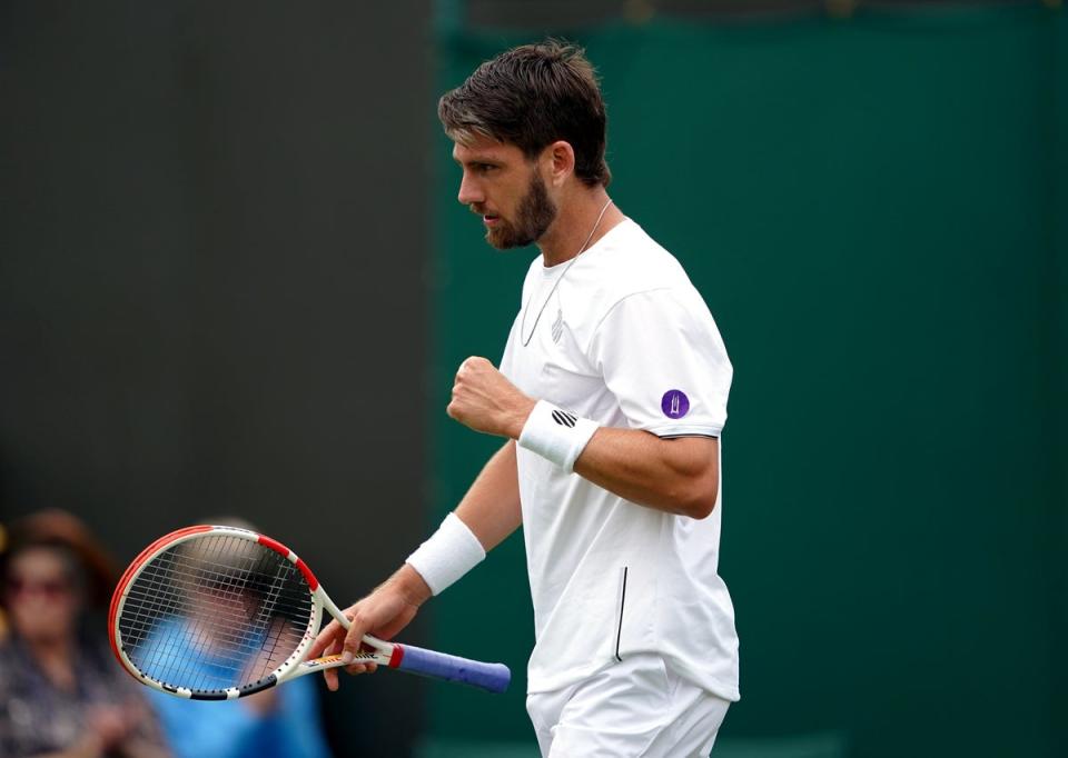 Cameron Norrie was a set to the good when the rain came (Zac Goodwin/PA) (PA Wire)