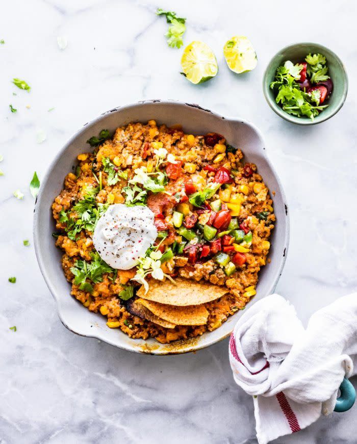 Mexican Quinoa Skillet Dinner