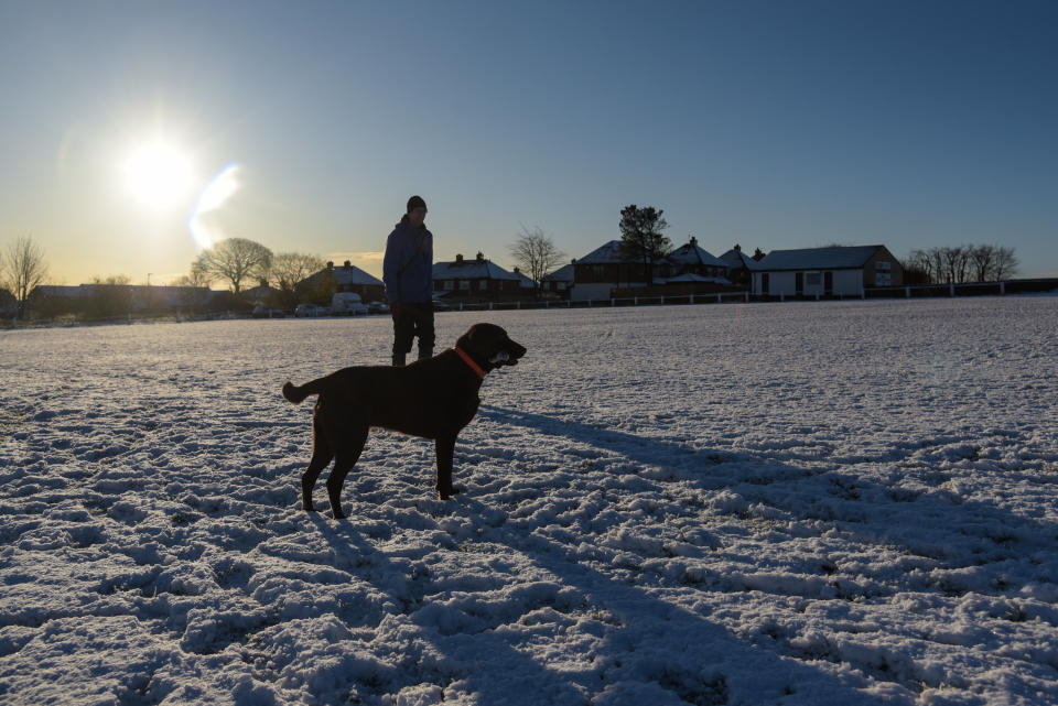 In pictures: Snow blankets Britain