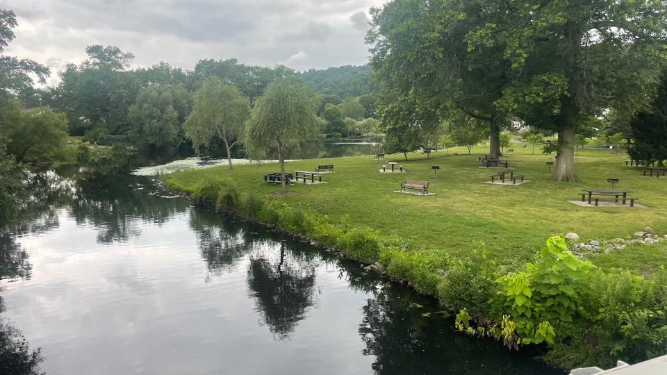 Goffle Brook Park in Hawthorne on July 9, 2023.