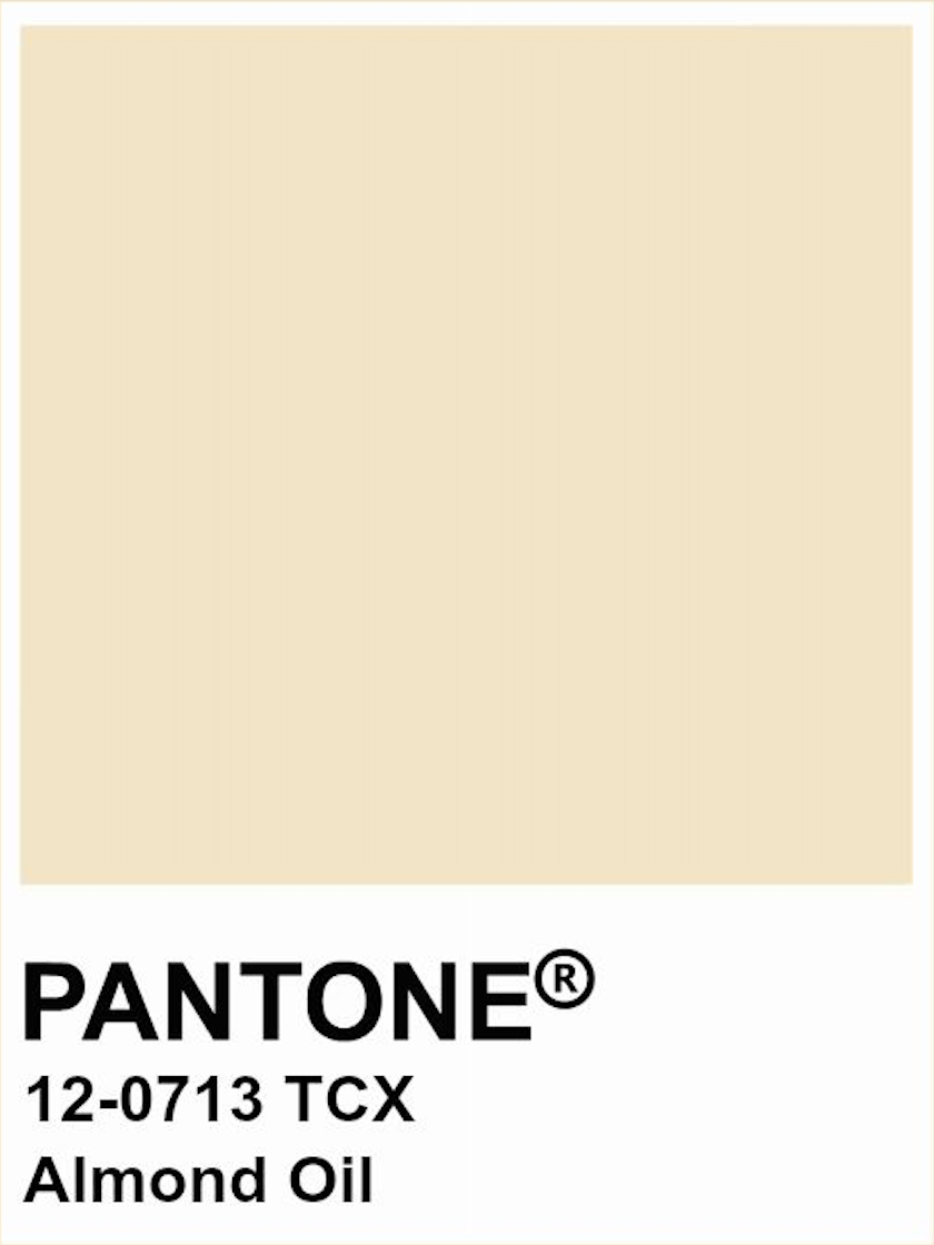 Pantone A/W 2020/2021 Almond Oil