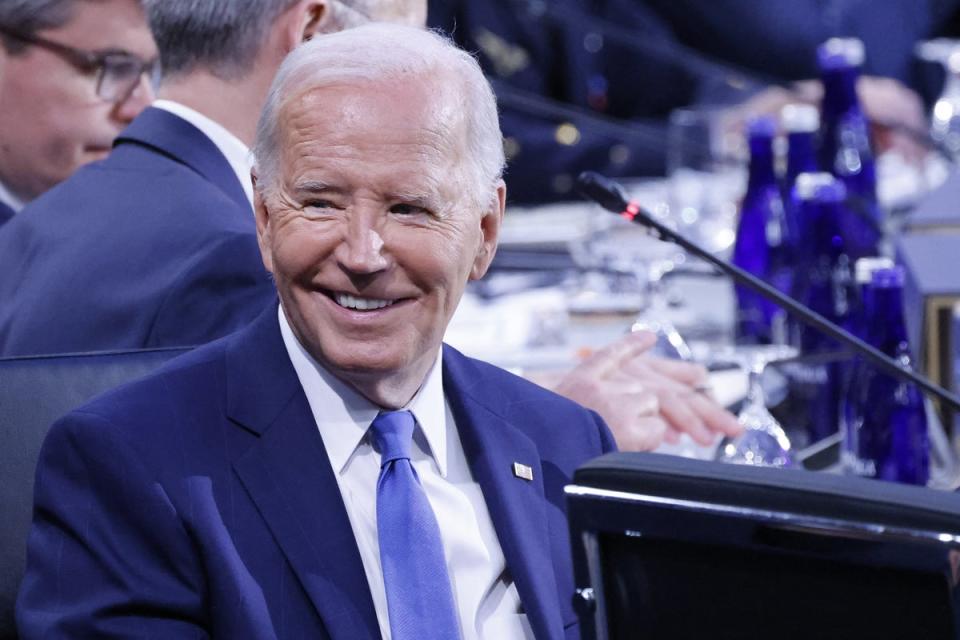 President Joe Biden has faced growing criticsm from a cohort of Democrat supporting celebrities (AFP via Getty Images)