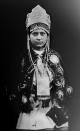 <p>Nelida Soto, 21, poses for a portrait in the Sinakara Valley, in Peru’s Cuzco region, during the Qoyllur Rit’i festival, translated from the Quechua language as Snow Star. Soto, who represents the Tahuantinsuyo nation, performs in a dance called “Chunchaca,” which venerates Our Lady of Mount Carmel, known locally as Mamacha Carmen. “Mamacha” is Quechua for the word “virgin.” (Photo: Rodrigo Abd/AP) </p>