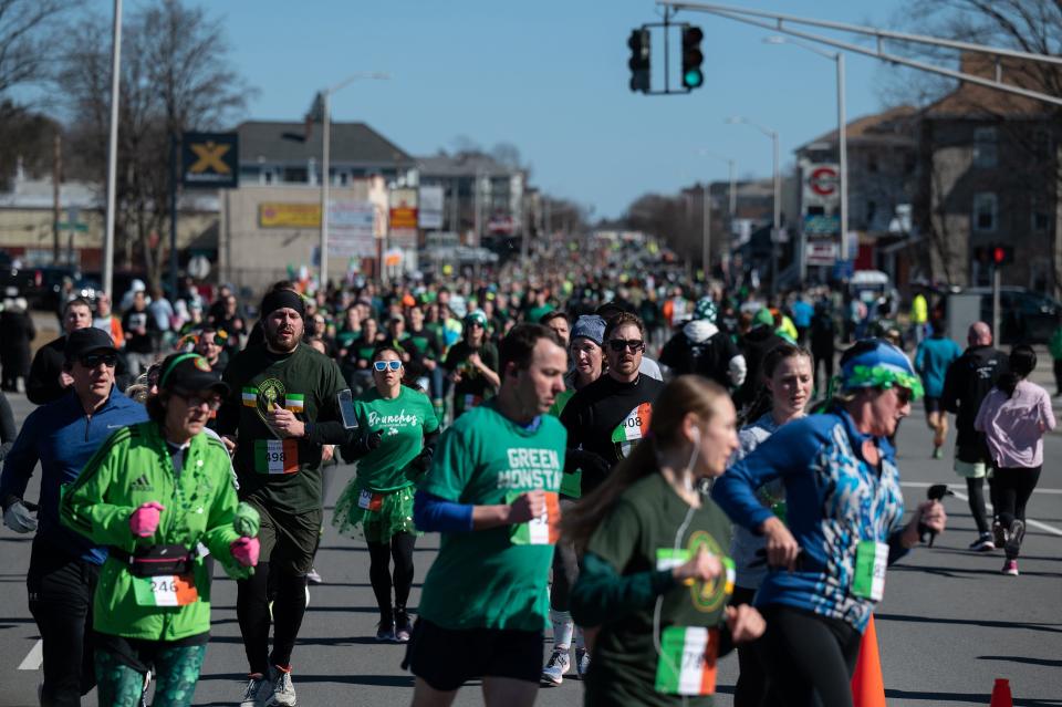 Runners participate in the Guinness Celtic 5K last year.