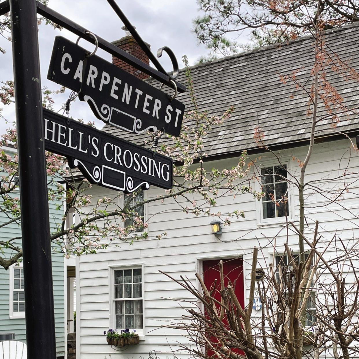 Clapboard houses in St Michaels