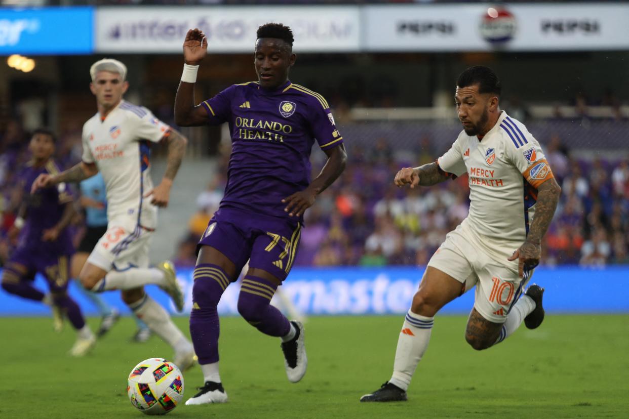 Luciano Ascosta scored only 17 seconds into FC Cincinnati's match at Orland City Saturday night, a club record. The goal stood up in FCC's 1-0 victory that improved the record to 6-2-3 for 21 points in MLS play.